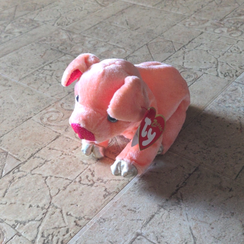 TY ZODIAC beanie baby Pig